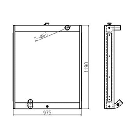 Hydraulic Radiator 13C91000 for Doosan Excavator S330LC - V - Fab Heavy Parts