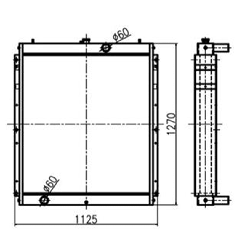 Hydraulic Radiator 13F91000 for Doosan Excavator S340LC - V - Fab Heavy Parts