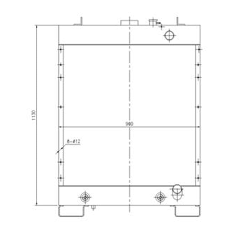 Hydraulic Radiator 14X - 03 - 31211 14X - 03 - 31212 Fits for Komatsu D65EX - 15 D65PX - 15 - Fab Heavy Parts