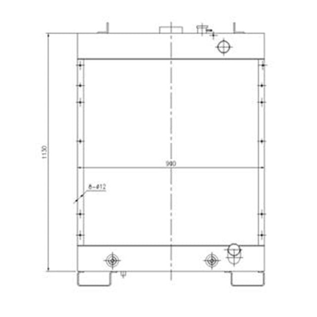 Hydraulic Radiator 14X - 03 - 31211 14X - 03 - 31212 Fits for Komatsu D65EX - 15 D65PX - 15 - Fab Heavy Parts