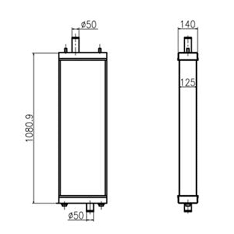 Hydraulic Radiator 154 - 03 - 75914 Fits for Komatsu D85PX - 15E0 Bulldozers - Fab Heavy Parts