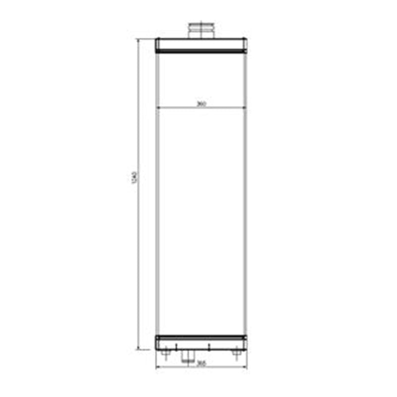 Hydraulic Radiator 17M - 03 - 51110 Fits for Komatsu D275A - 5R Bulldozers - Fab Heavy Parts