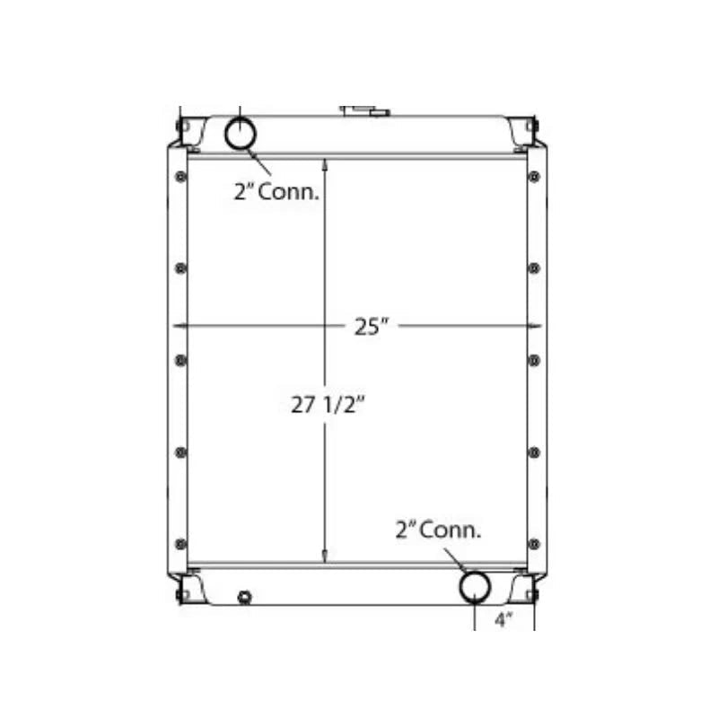 Hydraulic Radiator 196 - 8039 1968039 Fits for Caterpillar CAT Excavator 312C 312C L 314C - Fab Heavy Parts