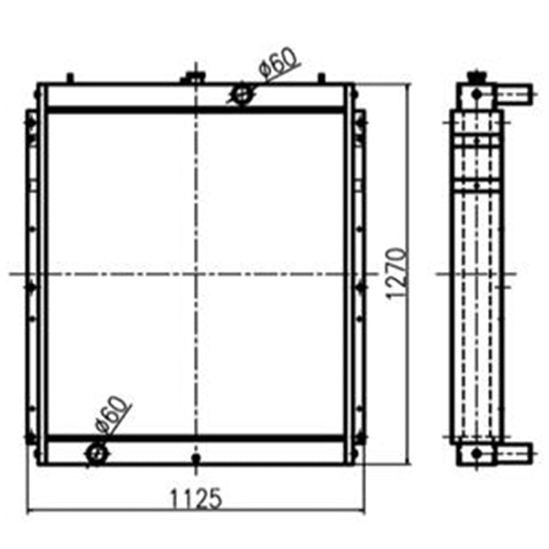 Hydraulic Radiator 202 - 00075E 202 - 00075B 202 - 00075C for Doosan Excavator S500LC - V S470LC - V S420LC - V - Fab Heavy Parts