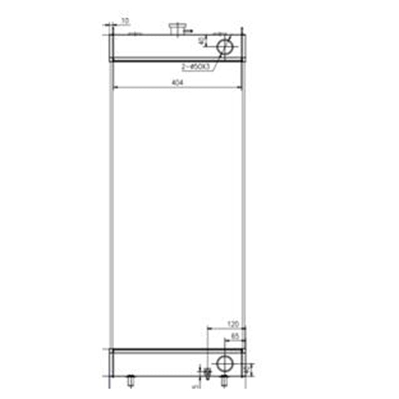 Hydraulic Radiator 22B - 03 - 31411 Fits for Komatsu Excavator PC138US - 10 - Fab Heavy Parts