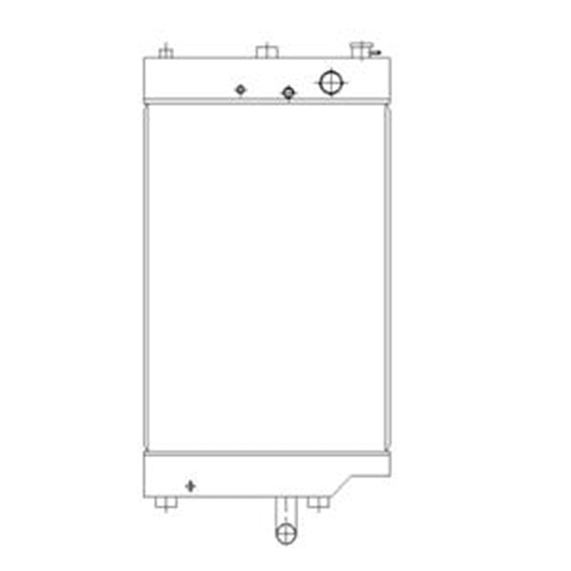 Hydraulic Radiator 2305006 230 - 5006 Fits for Caterpillar CAT 3126B C7 C9 - Fab Heavy Parts