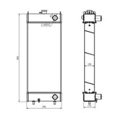 Hydraulic Radiator 418 - 03 - 31105 418 - 03 - 31106 418 - 03 - 31107 Fits for Komatsu WA200 - 5 WA250 - 5 Wheel Loader - Fab Heavy Parts