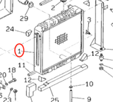 Hydraulic Radiator Assembly 203 - 03 - 59610 Fits for Komatsu Excavator PC120 - 5K PC150HD - 5K - Fab Heavy Parts