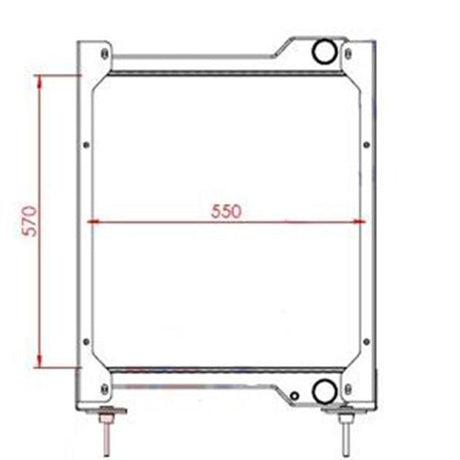 Hydraulic Radiator Core 17224502 for Volvo BL60 BL60B BL61 BL70 BL70B BL71B BL71PLUS - Fab Heavy Parts