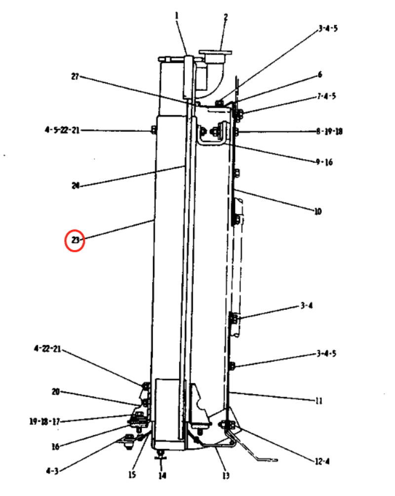 Hydraulic Radiator Core 1P - 9959 1P9959 Fits for Caterpillar CAT 140G 130G 12G 120G Motor Grader - Fab Heavy Parts