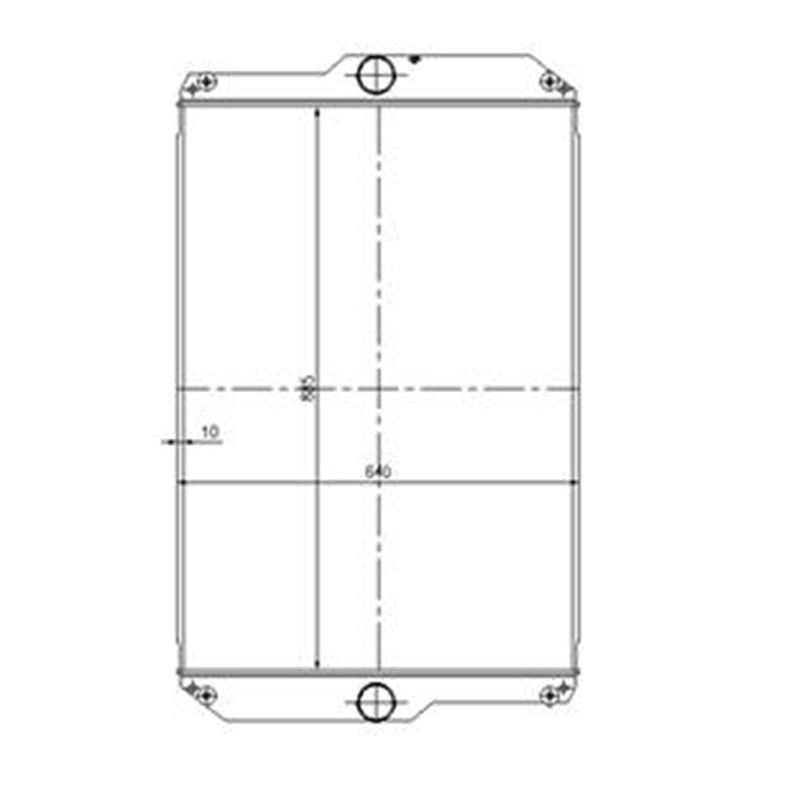 Hydraulic Radiator Core 2565310 256 - 5310 3498238 349 - 8238 Fits for Caterpillar CAT 950H 962H IT62H - Fab Heavy Parts