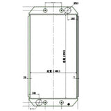 Hydraulic Radiator Core 3105882 310 - 5882 Fits for Caterpillar CAT 120K Motor Grader - Fab Heavy Parts