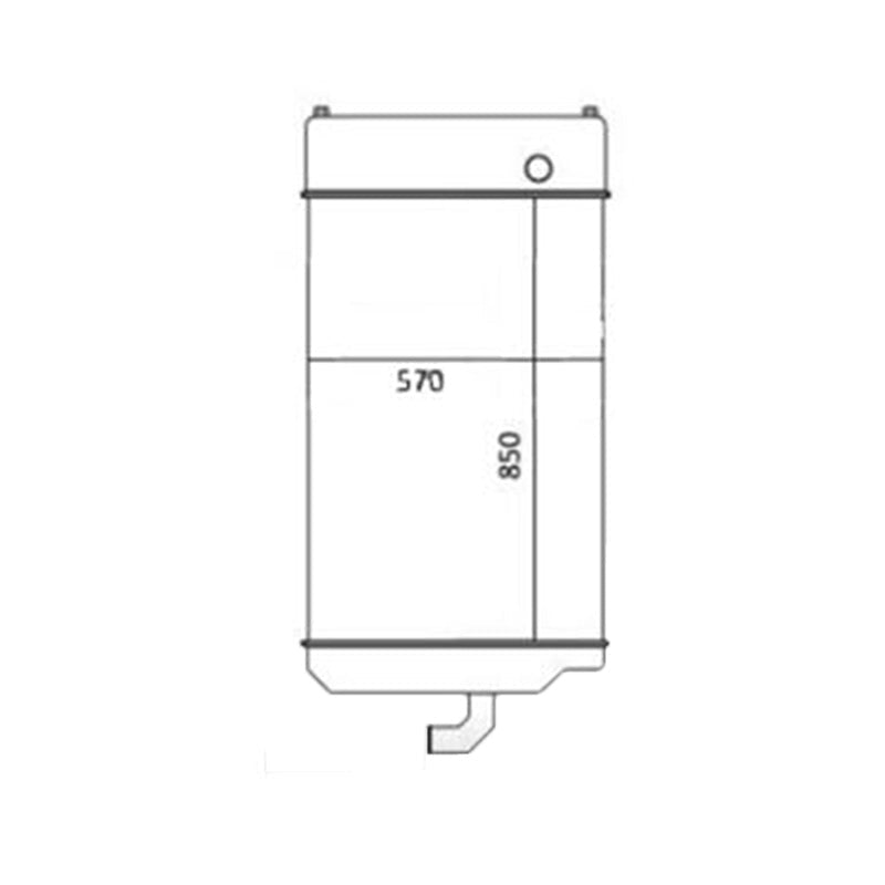 Hydraulic Radiator Core 3347697 334 - 7697 191 - 5360 1915360 1896651 189 - 6651 3347677 334 - 7677 Fits for Caterpillar CAT 950B 950GII 962GII - Fab Heavy Parts