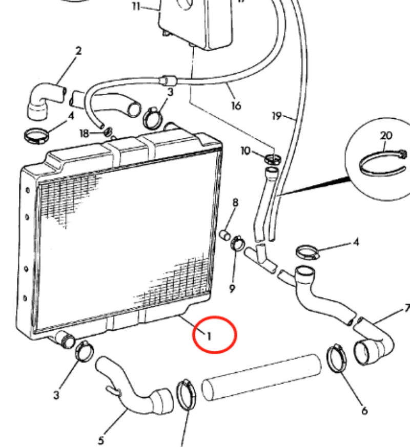 Hydraulic Radiator Core 923/04500 for JCB 214 - 4 217 - 4 216 - 4 215 - 4 217 - 2 214SM - 4 215 - 2 3CX 35 - Fab Heavy Parts