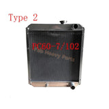 Hydraulic Radiator Core Assembly 201 - 03 - 72112 Fits for Komatsu Engine 4D95 4D102 Excavator PC60 - 7 PC70 - 7 - Fab Heavy Parts