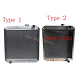 Hydraulic Radiator Core Assembly 201 - 03 - 72112 Fits for Komatsu Engine 4D95 4D102 Excavator PC60 - 7 PC70 - 7 - Fab Heavy Parts