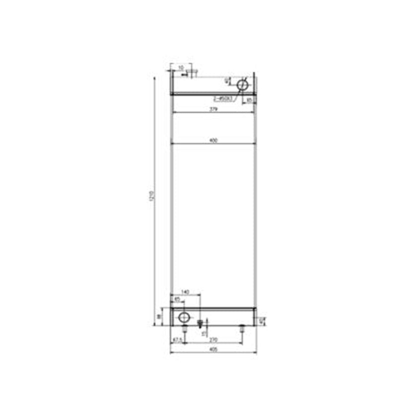 Hydraulic Radiator for Doosan Excavator DH500 - 7 New - Fab Heavy Parts