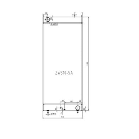 Hydraulic Radiator for Hitachi Wheel Loader ZW310 - 5A - Fab Heavy Parts