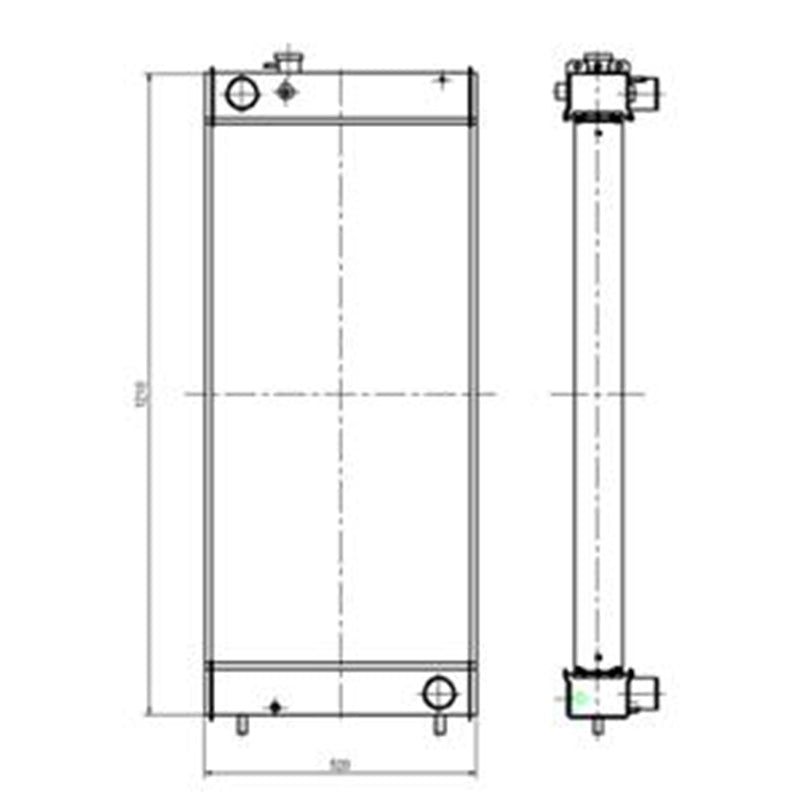 Hydraulic Radiator LS05P00039S045 for Kobelco Excavator SK460 - 8 - Fab Heavy Parts