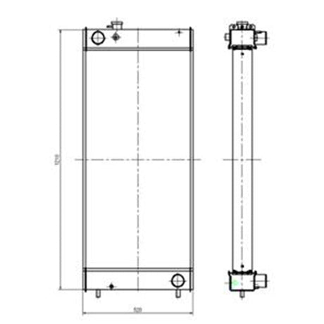 Hydraulic Radiator LS05P00039S045 for Kobelco Excavator SK460 - 8 - Fab Heavy Parts