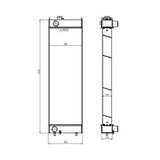 Hydraulic Radiator XB00001051 for Hitachi Excavator ZAX360 - 5 - Fab Heavy Parts