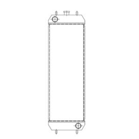 Hydraulic Radiator XB00001928 for Hitachi Excavator ZAX200 - 5G - Fab Heavy Parts