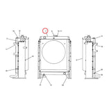 Hydraulic Radiator YB05P00001S001 for New Holland Excavator E200SR E200SRLC - Fab Heavy Parts
