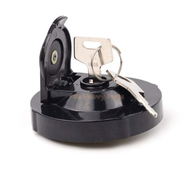 Locking Fuel Cap With 2 keys 15521 - 00500 1552100500 for Takeuchi Equipment - Fab Heavy Parts