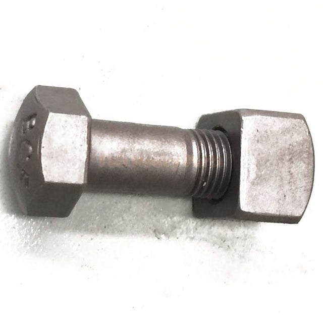 M12*40mm Track Shoe Bolt Chain Bolt with Nuts for Volvo CAT Fits Case Kobelco Fits Komatsu Hitachi Doosan JD Excavator Loader - Fab Heavy Parts