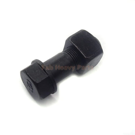 M20*57mm Track Shoe Bolt Chain Bolt with Nuts for Volvo CAT Fits Case Kobelco Fits Komatsu Hitachi Doosan JD Excavator Loader - Pack of 100 - Fab Heavy Parts