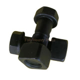 M20*57mm Track Shoe Bolt Chain Bolt with Nuts for Volvo CAT Fits Case Kobelco Fits Komatsu Hitachi Doosan JD Excavator Loader - Pack of 50 - Fab Heavy Parts