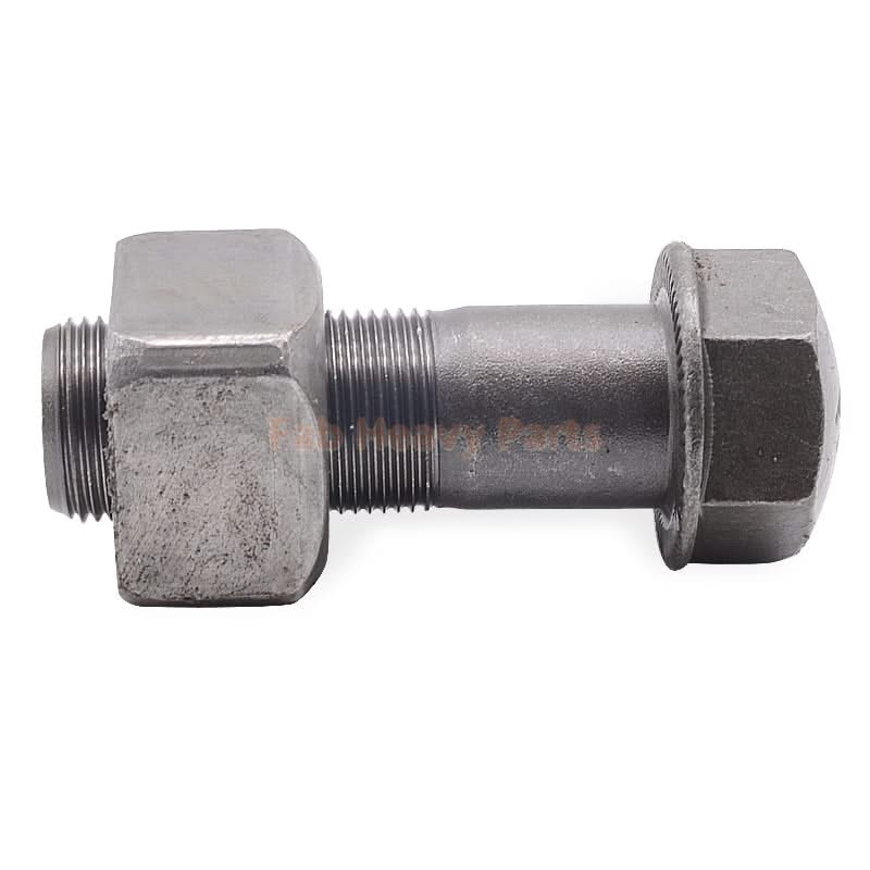 M22*65mm Track Shoe Bolt Chain Bolt with Nuts for Volvo CAT Fits Case Kobelco Fits Komatsu JD Excavator Loader - Pack of 70 - Fab Heavy Parts