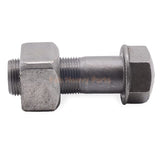 M22*65mm Track Shoe Bolt Chain Bolt with Nuts for Volvo CAT Fits Case Kobelco Fits Komatsu JD Excavator Loader - Pack of 70 - Fab Heavy Parts