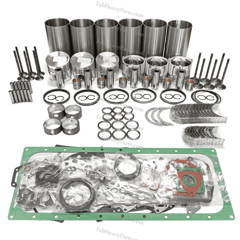 Mitsubishi 6D15 Engine Overhaul Rebuild Kit for Kobelco Crane 7045 7035 - Fab Heavy Parts