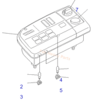 Monitor Assy 7824 - 84 - 3001 Fits for Komatsu PC10 - 7 PC15 - 3 PC20 - 7 PC20R - 8 PC25R - 8 PC27R - 8 PC30R - 8 PC35R - 8 PC40R - 8 PC45R - 8 - Fab Heavy Parts