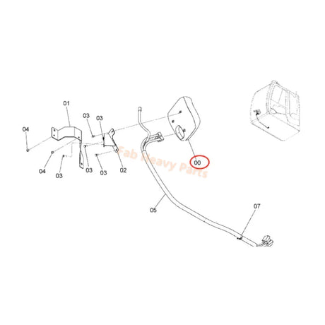 Panel de visualización de monitor 4631127 para Hitachi Excavator ZX200-3 ZX240-3 ZX330-3