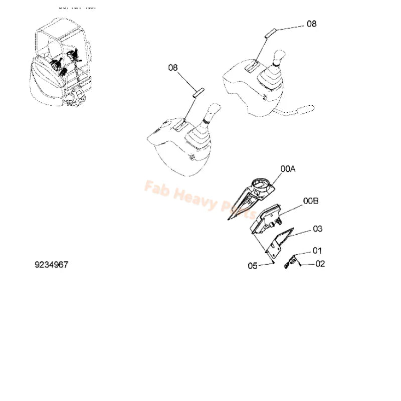 Monitor Panel 4607536 for Hitachi ZX30U-2 ZX35U-2 ZX40U-2 ZX50U-2 ZX55UR-2 ZAXIS35U-2 ZAXIS50U-2 Excavator