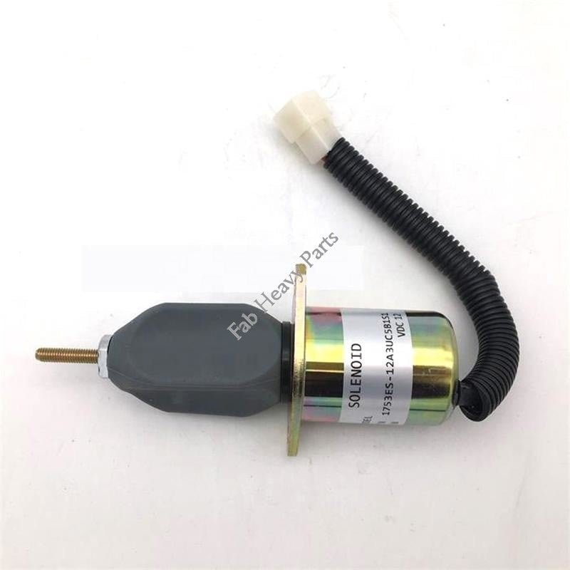 New 24V Fuel Stop Solenoid 1753ES - 24A3UC5B1S1 SA - 3840 - T for Yanmar Engine 4TNE98 4TNE94 4TNC88 - Fab Heavy Parts