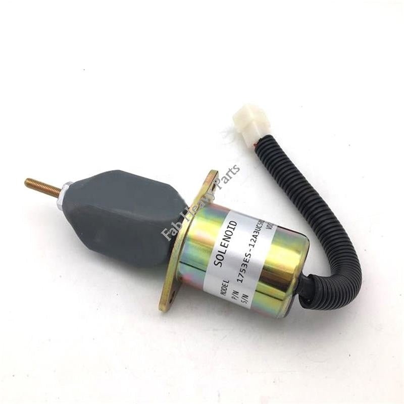 New 24V Fuel Stop Solenoid 1753ES - 24A3UC5B1S1 SA - 3840 - T for Yanmar Engine 4TNE98 4TNE94 4TNC88 - Fab Heavy Parts