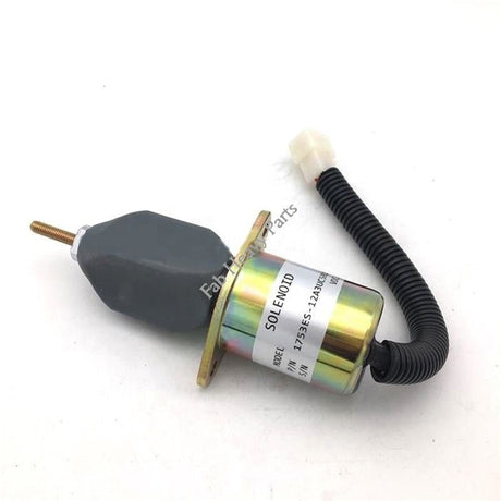 New 24V Fuel Stop Solenoid 1753ES - 24A3UC5B1S1 SA - 3840 - T for Yanmar Engine 4TNE98 4TNE94 4TNC88 - Fab Heavy Parts
