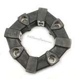 New 50AS Coupling Ass'y for Hitachi EX100 - 1 EX120 - 1 EX150 EX130 - 1 EX90 - 1 Kobelco SK120 - 5 SK120 - 6 SK130 - 5 SK135 - Fab Heavy Parts