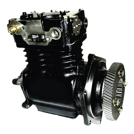 New Air Brake Compressor 23516841 23522123 for Detroit S60 Engine - Fab Heavy Parts