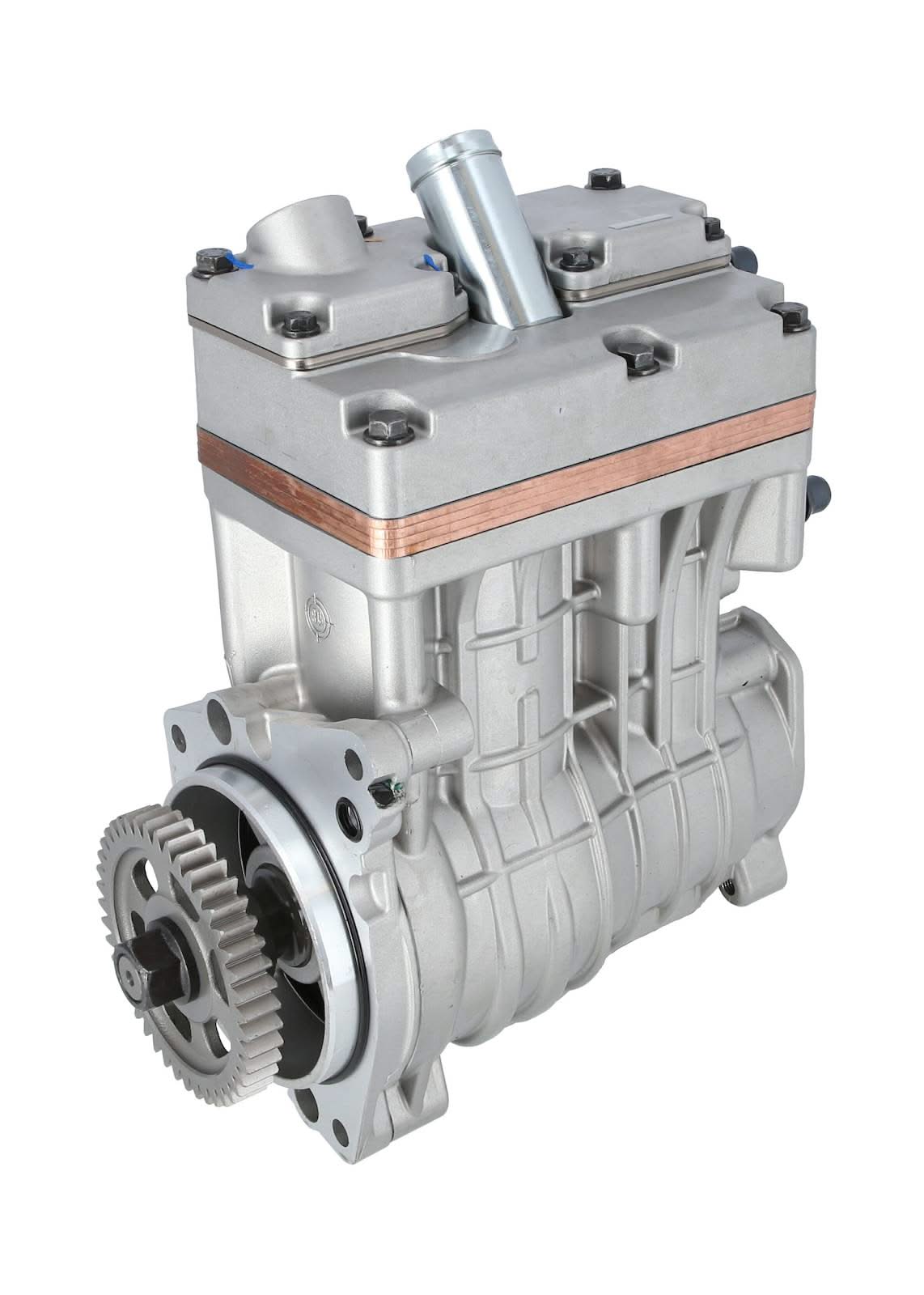 New Air Brake Compressor Fits Benz 470 130 1615, 470 130 2215, 4701301615, 4701302215, - Fab Heavy Parts