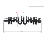 New Crankshaft 04502707 for Volvo Engine D6E - Fab Heavy Parts