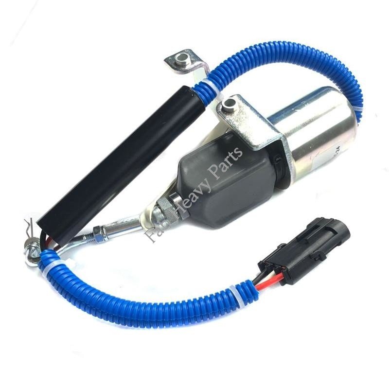 New Fits Cummins Engine Stop Solenoid Fuel Shutoff 4942879 D59 - 002 - 01A 5295567 Replacement, Warranty 1 Year - Fab Heavy Parts