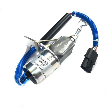 New Fits Cummins Engine Stop Solenoid Fuel Shutoff 4942879 D59 - 002 - 01A 5295567 Replacement, Warranty 1 Year - Fab Heavy Parts