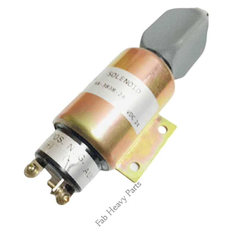 New Fuel Stop Solenoid SA - 3838 - 24 2003 - 24E7U1B1S2A Fits for Cummins 6BT 5.9L Diesel Engine - Fab Heavy Parts