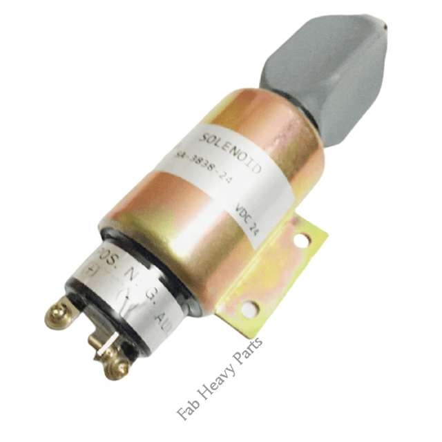 New Fuel Stop Solenoid SA - 3838 - 24 2003 - 24E7U1B1S2A Fits for Cummins 6BT 5.9L Diesel Engine - Fab Heavy Parts