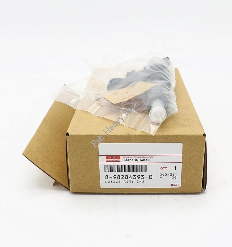 New Genuine Isuzu Engine Common Rail Injector 4HK1 6HK1 8 - 98284393 - 0 8982843930 for Hitachi Excavator - Fab Heavy Parts
