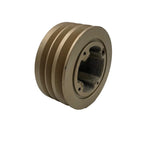 New Isuzu 4BD1 4BG1 Engine Crankshaft Pulley Replacement, Old Type, 3 Groove - Fab Heavy Parts
